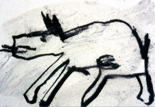 08_Hund, Mischtechnik